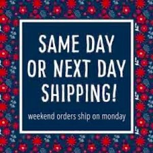 In most cases I will ship same or next day.